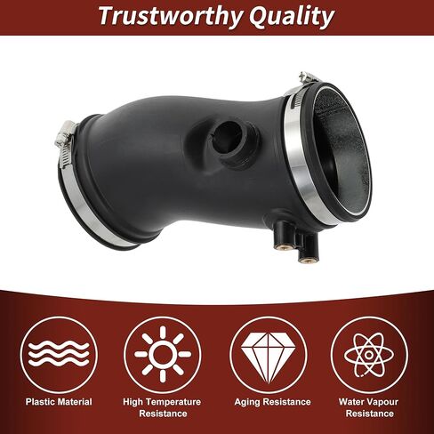 خرطوم دخول هواء المحرك لـ Ford F-250 F-350 F-450 F-550 2003-2007 لـ Ford Excursion لـ Ford E-350 مدخل الهواء مجاري الهواء فلتر الهواء خرطوم السحب رقم 3C3Z9C623AA/3C3Z-9C623-AA بلاستيك أسود in Saudi Arabia