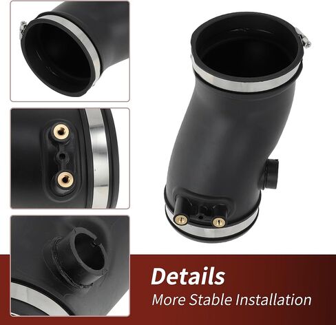 خرطوم دخول هواء المحرك لـ Ford F-250 F-350 F-450 F-550 2003-2007 لـ Ford Excursion لـ Ford E-350 مدخل الهواء مجاري الهواء فلتر الهواء خرطوم السحب رقم 3C3Z9C623AA/3C3Z-9C623-AA بلاستيك أسود in Saudi Arabia