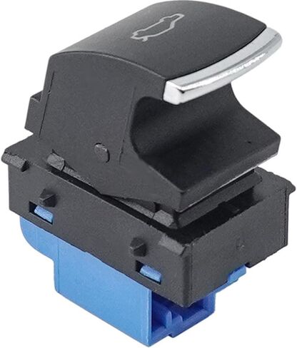 1 قطعة 4 دبابيس كروم الباب الخلفي غطاء صندوق السيارة الخلفي الإصدار زر التبديل لشركة فولكس فاجن باسات B7 2012-2016 3AA959831A 3AA959831 in Kuwait