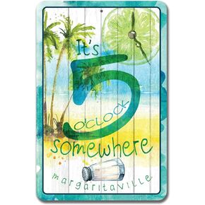 Rico Industries Margaritaville 11" x 17" Metal Home Décor Sign