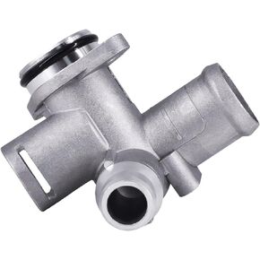 Engine Coolant Hose Flange Aluminum Fits for Audi A42005-2008, A6 2005-2011 Quattro Connection Pipe Replaces 06D121132, 06D121132A, 06D121132C