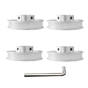 4pieces 5mm Bore 80T GT2 Pulley Synchronous Wheel GT2 Timing Belt Pulley 80 Teeth Compatible with Voron 2.4 3D Printer 6mm Width Belt