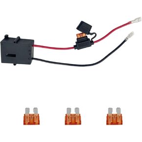 jssandan Power Wire Harness Connector for 12V SLA Battery Ride Toys Replacement for Fisher-Price Power Wheels