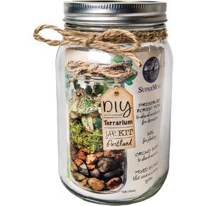 Portland Terrarium kit - DIY Mason Jar Terrarium Kit