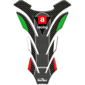 Resin Bike Motorcycle 3D Stickers Compatible with Aprilia. Tank Pad Protections from Impact and Scratches. Universal Resin Stickers - Made in Italy