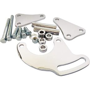 LWP Power Steering Pump Bracket for Saginaw GM BBC BB Chevy 454-Chrome