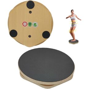 Mirotuz Ab Twister Board for Exercise,12 inch Waist Twisting Disc,Wood Waist Twisting Disc,Full Body Toning Workout,for Slimming and Strengthening Abdominal & Stomach Exercise Equipment