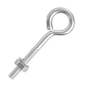 1/2" x 12" Long Stainless Steel Threaded Eyebolts, T316 Marine Grade – Lot of 1