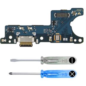 MMOBIEL Dock Connector Compatible with Samsung Galaxy A11 2020 - Charging Port - Headphone Port/Microphone Replacement - Type C - Incl. Screwdrivers