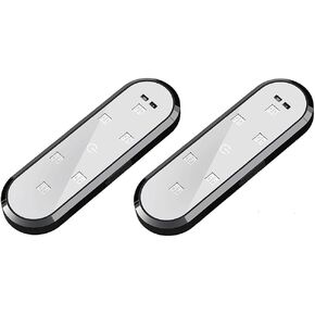 HASAIKA 2 Pcs Car Door Light, Wireless Door Lighting Ambient Welcome Courtesy Light, LED Colorful Flashing Light, Anti-collision and Anti-rear-end Light, Universal Car Door Light