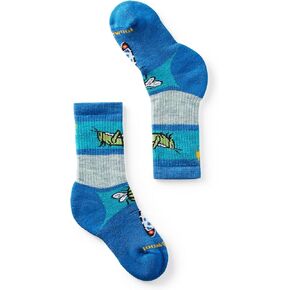جوارب دائرية للأطفال من Smartwool مزودة بوسادة كاملة من صوف ميرينو ونمط حشرات الحديقة