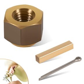 5008 Prop Nut Kit Brass Boating Accessories for 1" & 1-1/8" Inboard Propeller Shaft