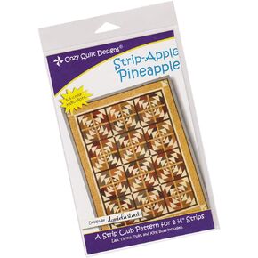 Cozy Quilt Designs 'Strip Club' Pattern - Strip-Apple Pineapple (Includes Instructions for Four Project Sizes)