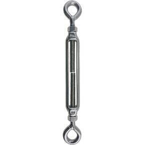 US STAINLESS Stainless Steel (316) M8 (5/16") 8mm Turnbuckle Eye and Eye with Locknuts Marine Grade M8 Metric Thread