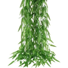 100pcs 600 ft Artificial Ivy Garland Fake Hanging Vines for Room Decor Artificial Greenery Ivy Vine Plants for Jungle Party Bedroom Home Garden Outdoor Wedding Wall Decor