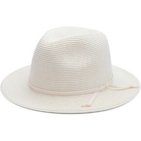 Joywant Womens Straw Fedora Beach Sun Hat, Packable Wide Brim Panama Hat for Women UV UPF50+ Summer Hat-Abby in Saudi Arabia