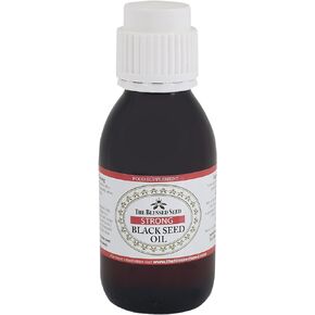 Strong Black Seed Oil - 100 Milliliter - 100 Percent Pure, Slow Cold Pressed Liquid, Premium Anti Oxidant and Health Supplement