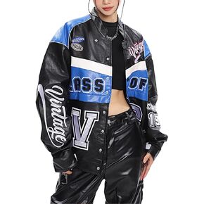 Vamtac Unisex Baseball Varsity Bomber Jacket Street Men's Jacket With Pockets