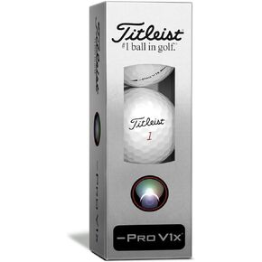 Titleist Pro V1X Left Dash Golf Balls - New Sleeve - 3 Balls