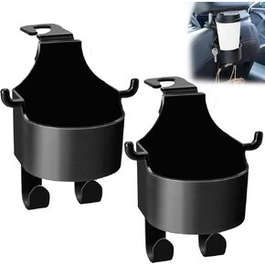 weottfiy 2 Pcs Multifunctional Car Purse Hook for Cup and Cell Phone, Purse Hook for Car, Purse Holder for Car Fits Universal Vehicle Storage Organizer