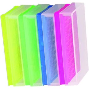 SP Bel-Art PCR Rack; For 0.2ml Tubes, 96 Places, Fluorescent Yellow (Pack of 5) (F18902-0004)