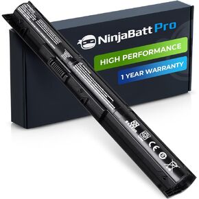 NinjaBatt Pro Battery for HP 756743-001 V104 VI04 756744-001 756478-422 756478-851 756745-001 756479-421 756480-421 450 G2 450 G3 440 G2 15-P030NR VI04XL - Premium Cells [4 Cells/2600mAh/38Wh]