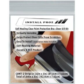 Self-Healing Clear Paint Protection Bra—Door Sill Kit (64in x 3in)