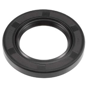 uxcell Oil Seal, TC 50mm x 72mm x 8mm Nitrile Rubber Cover Double Lip with Spring for Bearing Shaft, Black Pack of 1
