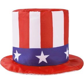 قبعة الأطفال COSLAND Baby في الرابع من يوليو، قبعة العم سام، متعددة الألوان، 1-3T in Kuwait