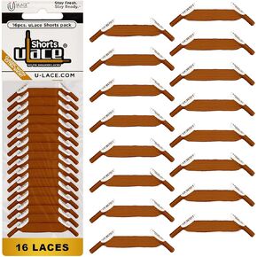 uLace Shorts No-Tie Shoelaces - Elastic Shoe Laces for Sneakers | Stretchy, Elastic Laces | Easy Installation