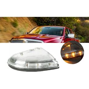 LAUBDGIE مرآة بدوره إشارة ضوء عدسة واضحة متوافقة مع 2009-2018 دودج رام 1500 2500 استبدال كلاسيكي لجانب الركاب 68064948AA in Kuwait