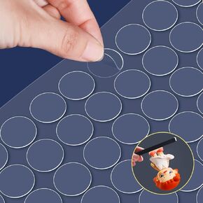 NOMMO Sticky Tack for Wall Hanging, Poster Putty for Walls,Two-Sided Mounting Putty, Waterproof Stickers Dots for Festival, Putty for Hanging Pictures,Clean Removable (300, 10mm)