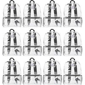 Yacht & Smith 12 Pack Backpack, Bulk 17 inch Lightweight Outdoor Travel Gym Corporate Events Bag