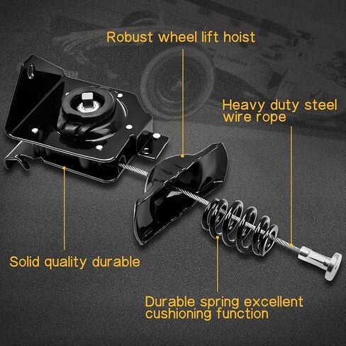 Fexhull 924-510 حامل ونش الإطارات الاحتياطية مناسب لجي إم سي سييرا/تشيفي سيلفرادو 1999-2019 | يصلح لجي إم سي يوكون/تشيفي تاهو 2000، يستبدل 20870067,15703311 in Kuwait