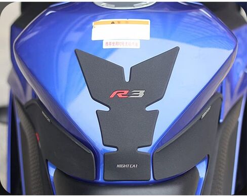 YZF R3 تانك الوسادة القبضات دراجة نارية مكافحة زلة الجانب القبضات حامي ملصقات اكسسوارات صالح لياماها R3 YZF R3 R25 2019 2020 2021 in Kuwait