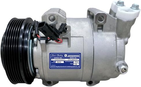 استبدال ضاغط مكيف الهواء التلقائي Star Gallop CO11200C لنيسان Rogue 2.5L 2008-2013، DKS17D ضاغط مكيف الهواء للسيارة متوافق مع Renault Koleos 2.5 92610JM01C 92610JM01E 926004BB2A 92600JM01C in Kuwait