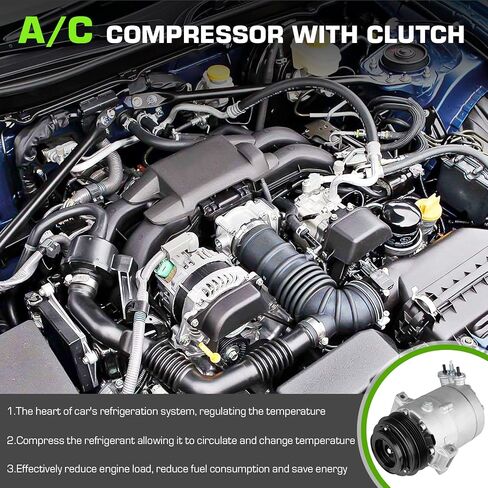A/C Air Conditioner Compressor Clutch Fit for 2002-2005 Chevrolet Cavalier Pontiac Sunfire 2005-2010 Cobalt 2007-2012 Malibu 2007-2010 G6 2003-2005 Saturn Ion in Saudi Arabia