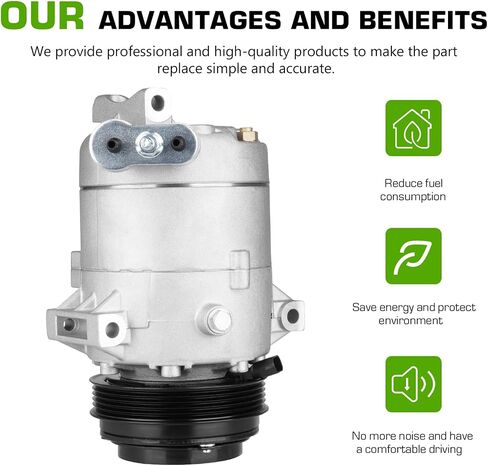 A/C Air Conditioner Compressor Clutch Fit for 2002-2005 Chevrolet Cavalier Pontiac Sunfire 2005-2010 Cobalt 2007-2012 Malibu 2007-2010 G6 2003-2005 Saturn Ion in Saudi Arabia