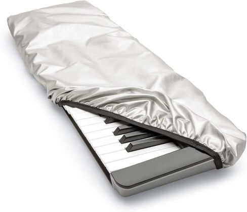 Maloney StageGear Piano Keyboard Dust Cover for 61 Key Keyboards - Reversible Black Nylon Keeps it Free from Dust, Dirt, & Moisture; Silver Reflective Material Protects from Sun - Medium Case (90878) in Saudi Arabia