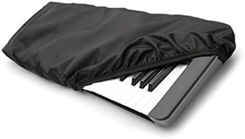 Maloney StageGear Piano Keyboard Dust Cover for 61 Key Keyboards - Reversible Black Nylon Keeps it Free from Dust, Dirt, & Moisture; Silver Reflective Material Protects from Sun - Medium Case (90878) in Saudi Arabia