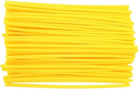 72 قطعة دراجة نارية موتوكروس الترابية دراجة عجلة حافة تكلم جلود يغطي التفاف ديكور حامي عدة (أصفر) in Kuwait