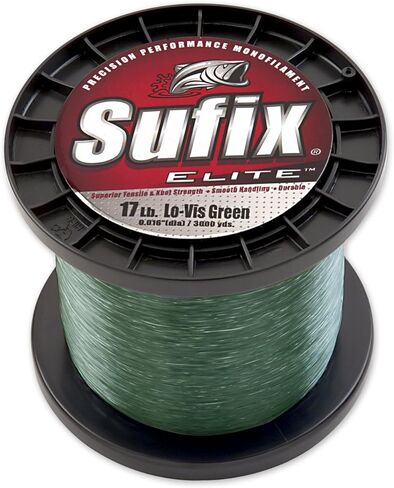 Sufix Elite 3000-Yards Spool Size Fishing Line (Green, 8-Pound) in Saudi Arabia