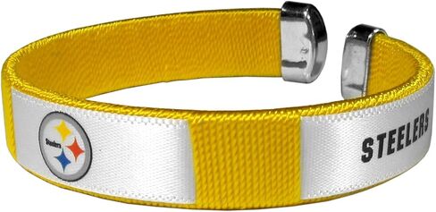 NFL Siskiyou Sports Fan Shop Pittsburgh Steelers Fan Bracelet One Size Team Color in Saudi Arabia