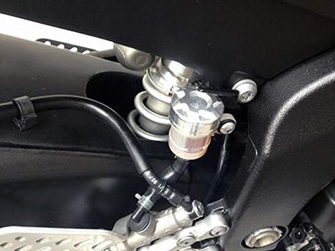 غطاء غطاء خزان الفرامل الخلفية لـ Kawasaki Z250 Z650 Z750 Z800 Z900 Z1000/SX Versys-X300 KLE650/1000 Versys ER6N/F Ninja H2/H2R ZX-14R GTR1400 ZZR1400 Ninja 250R/SL 300 400 650 1000 ZX-6R /10ر in Kuwait