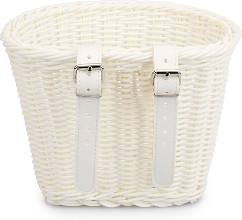Bike Basket Front for Kids Small Accessories Girls Streamers Black Electric Mini Bicycle Cruisers Scooter Cycling Boys 24 Inch Bikes Handlebar with Sticker Bells Purple Wicker in Saudi Arabia