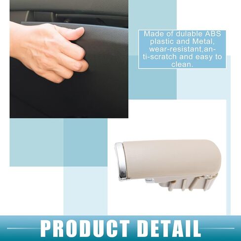 A ABSOPRO Car Interior Handle 8E1857131 Glove Box Latch Handle for Audi A4 8E B6 B7 2001-2007 Beige in Saudi Arabia