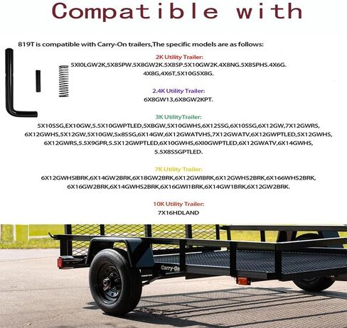 طقم إصلاح مزلاج بوابة المقطورة البديل 819T من WZruibo in Kuwait