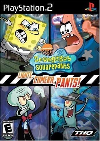 SpongeBob Squarepants: Lights, Camera, Pants - PlayStation 2 (Renewed) in Saudi Arabia