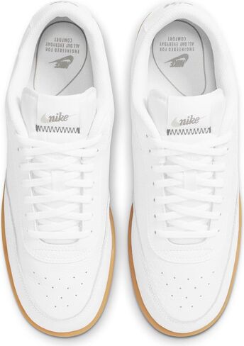 Nike Court Vintage Premium Men's Shoe (CT1726-101,White/Fossil-Enigma Stone) Size 10.5 in Saudi Arabia