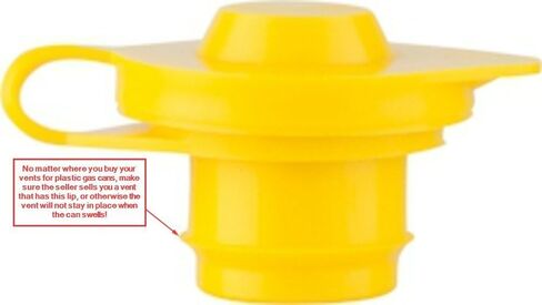 10 فتحات إبريق غاز الوقود الأصفر/غطاء بديل من Wedco Rotopax Gott Septer Anchor Blitz in Kuwait